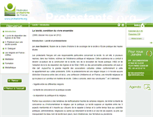 Tablet Screenshot of laicite.protestants.org